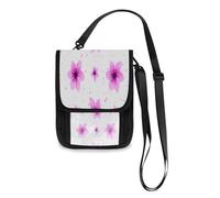 Lyeorm Cherry Blossom Travel Neck Wallet RFID Blocking Travel Document Organizer Pouch Lightweight Passport Holder Wallet for Men and Women