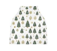 Lyeorm Christmas Tree Car Seat Covers for Babies Breathable Nursing Breastfeeding Cover Multi-Use Infant Carseat Canopy and Stroller Cover for Boys Girls