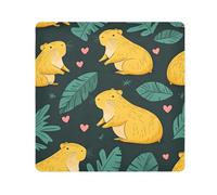 Lyeorm Cute Animal Pattern Self-Adhesive Magic Cloth Makeup Bag Portable Cosmetic Bag Protective Wrap for Laptop Camera Lens, 13.8 X 13.8 Inch