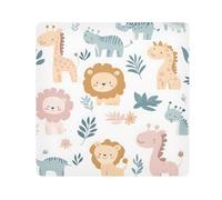 Lyeorm Cute Animals Self-Adhesive Magic Cloth Makeup Bag Portable Cosmetic Bag Protective Wrap for Laptop Camera Lens, 21.7 X 21.7 Inch