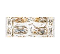 Lyeorm Cute Animals Washer and Dryer Covers for the Top, Fridge Dust Cover, Waterproof Washing Machine Cover with Storage Pocket for Kitchen Laundry Home