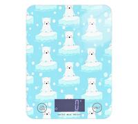 Lyeorm Cute Bears Food Scale Digital Kitchen Scale Weight Grams and Ounces for Cooking Baking with 4 Units & LCD Display