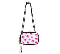 Lyeorm Cute Cupcakes Crossbody Bags for Women Cell Phone Wallet Purses Small Shoulder Bag with Adjustable Shoulder Strap