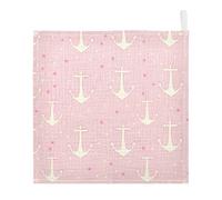 Lyeorm Cute Pattern Baby Washcloths, Soft and Absorbent Wash Cloths, Baby Bath Towel, Face Towel for Newborns, Infants, 3 Pack, 12x12 inches