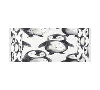 Lyeorm Cute Penguin Washer and Dryer Covers for the Top, Fridge Dust Cover, Waterproof Washing Machine Cover with Storage Pocket for Kitchen Laundry Home