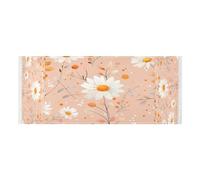 Lyeorm Cute Small Daisies Washer and Dryer Covers for the Top, Fridge Dust Cover, Waterproof Washing Machine Cover with Storage Pocket for Kitchen Laundry Home