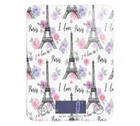 Lyeorm Eiffel Tower Pattern Food Scale Digital Kitchen Scale Weight Grams and Ounces for Cooking Baking with 4 Units & LCD Display