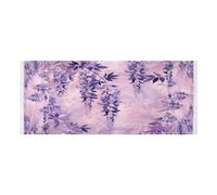 Lyeorm Flowers and Leaves Washer and Dryer Covers for the Top, Fridge Dust Cover, Waterproof Washing Machine Cover with Storage Pocket for Kitchen Laundry Home