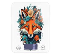 Lyeorm Fox Folwer Food Scale Digital Kitchen Scale Weight Grams and Ounces for Cooking Baking with 4 Units & LCD Display