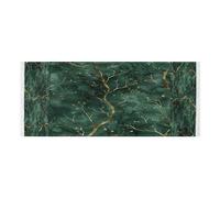 Lyeorm Green Texture Washer and Dryer Covers for the Top, Fridge Dust Cover, Waterproof Washing Machine Cover with Storage Pocket for Kitchen Laundry Home