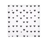 Lyeorm Hearts Self-Adhesive Magic Cloth Makeup Bag Portable Cosmetic Bag Protective Wrap for Laptop Camera Lens, 21.7 X 21.7 Inch