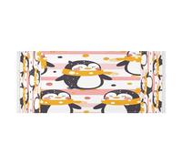 Lyeorm Kawaii Penguin Washer and Dryer Covers for the Top, Fridge Dust Cover, Waterproof Washing Machine Cover with Storage Pocket for Kitchen Laundry Home