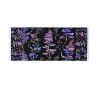 Lyeorm Lavender and Wildflowers Washer and Dryer Covers for the Top, Fridge Dust Cover, Waterproof Washing Machine Cover with Storage Pocket for Kitchen Laundry Home