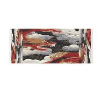 Lyeorm Oriental Dragon Washer and Dryer Covers for the Top, Fridge Dust Cover, Waterproof Washing Machine Cover with Storage Pocket for Kitchen Laundry Home