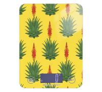 Lyeorm Pineapple Leaf Pattern Food Scale Digital Kitchen Scale Weight Grams and Ounces for Cooking Baking with 4 Units & LCD Display