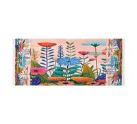 Lyeorm Plants and Flowers Washer and Dryer Covers for the Top, Fridge Dust Cover, Waterproof Washing Machine Cover with Storage Pocket for Kitchen Laundry Home