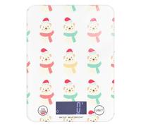 Lyeorm Polar Bears Food Scale Digital Kitchen Scale Weight Grams and Ounces for Cooking Baking with 4 Units & LCD Display