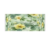 Lyeorm Primrose Flowers Washer and Dryer Covers for the Top, Fridge Dust Cover, Waterproof Washing Machine Cover with Storage Pocket for Kitchen Laundry Home