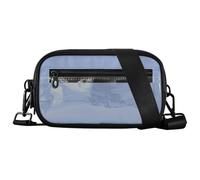 Lyeorm Serenity Blue Wristlet Wallets for Women RFID Crossbody Clutch