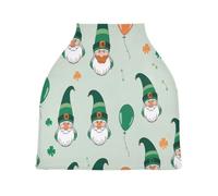 Lyeorm St Patrick's Day Car Seat Covers for Babies Breathable Nursing Breastfeeding Cover Multi-Use Infant Carseat Canopy and Stroller Cover for Boys Girls