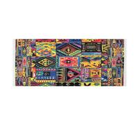 Lyeorm Tribal Pattern Washer and Dryer Covers for the Top, Fridge Dust Cover, Waterproof Washing Machine Cover with Storage Pocket for Kitchen Laundry Home