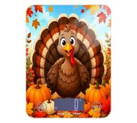 Lyeorm Turkey Harvest Food Scale Digital Kitchen Scale Weight Grams and Ounces for Cooking Baking with 4 Units & LCD Display
