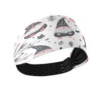 Lyeorm Valentines Day Gnomes Headbands for Women Non Slip Fashion Sports Hair Bands Soft Elastic Wide Hair Wrap for Workout Yoga Running