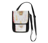 Lyeorm Watercolor Easter Gnome Travel Neck Wallet RFID Blocking Travel Document Organizer Pouch Lightweight Passport Holder Wallet for Men and Women