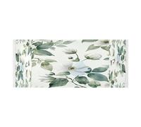 Lyeorm Watercolor Flowers Washer and Dryer Covers for the Top, Fridge Dust Cover, Waterproof Washing Machine Cover with Storage Pocket for Kitchen Laundry Home