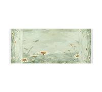 Lyeorm Wildflowers and Dragonflies Washer and Dryer Covers for the Top, Fridge Dust Cover, Waterproof Washing Machine Cover with Storage Pocket for Kitchen Laundry Home