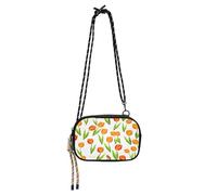 Lyeorm Yellow Tulips Crossbody Bags for Women Cell Phone Wallet Purses Small Shoulder Bag with Adjustable Shoulder Strap