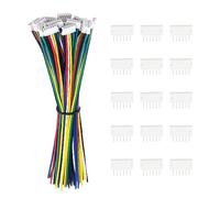 Lyeteung 15 Sets Mini Micro JST 1.5 ZH 6 Pin Connector Plug Male with 150mm 26AWG Cable & Female Connector