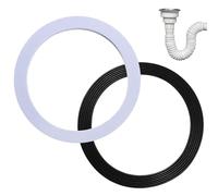 Lyeteung 2 PCS 110mm Sink O Ring Seal Washer, Basin Plug Sealing Washer, Replacement Sink Drain Accessories Seal Ring, for 110mm Sink Waste