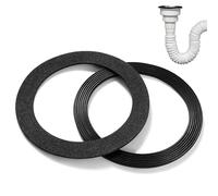 Lyeteung 2 PCS 114mm Sink O Ring Seal Washer, Basin Plug Sealing Washer, Replacement Sink Drain Accessories Seal Ring, for 114mm Sink Waste