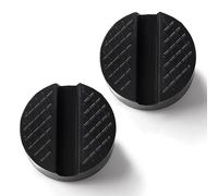 Lyeteung 2 PCS Car Jack Pad, Slotted Trolley Jacking Rubber Blocks, Universal Floor Jack Pad Adapter, Car Slotted Frame Rail Protector, for Trolley Jack