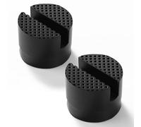 Lyeteung 2 PCS Car Jack Rubber Pad 50mm, Universal Slotted Jack Pads, Frame Rail Protector Pinch Welds Protector, Jack Support Pad Adapter, for Trolley Jack Pinch Weld