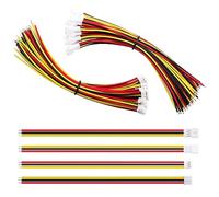 Lyeteung 20 Pairs Mini Micro JST-PH 2.0 Plug Connector, JST 3 Pin Micro Electrical Male and Female Connector Plug Wire Cable, with 150mm 22AWG Wire