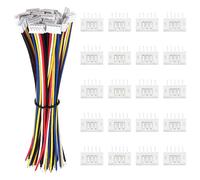 Lyeteung 20 Sets Mini Micro JST 2.0 PH 5 Pin Connector Plug Male with 150mm 22AWG Cable & Female Connector