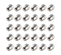 Lyeteung 30 PCS M6 Stainless Steel Cap Nuts, Domed Head Top Hex Nuts, Acorn Decorative Hex Cap Nuts, for Screws, Bolts