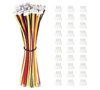 Lyeteung 30 Sets Mini Micro JST 1.5 ZH 4 Pin Connector Plug Male with 150mm 26AWG Cable & Female Connector