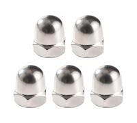 Lyeteung 5 PCS M12 Stainless Steel Cap Nuts, Domed Head Top Hex Nuts, Acorn Decorative Hex Cap Nuts, for Screws, Bolts