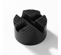 Lyeteung Universal Jack Rubber Pad 80mm, Slotted Trolley Jacking Rubber Blocks, Car Slotted Frame Rail Protector, Floor Jack Pad Block, for Trolley Jack