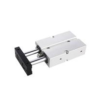 LYEUXHJPX Aluminum Alloy TN10/16/20/25/32 Type Pneumatic Cylinder 10-150mm Stroke Air Cylinder Twin Shaft Cylinder(Stroke 10mm,BORE 32mm)