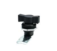 LYEUXHJPX MS714-2 Electric Cinet T-Handle Turnkey Lock Ms722 Iron Sheet Switch Cinet Door Double Wing Lock 1Pcs