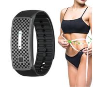 lyfanog Detox Wristband, Fat Blasting Balancing Detox Wrist Strap, Ultrasonic Fat Burning Watch, Adjustable Silicone Bracelet for Men Women (Black)