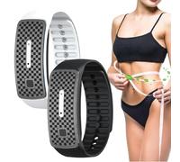 lyfanog Detox Wristband, Fat Blasting Balancing Detox Wrist Strap, Ultrasonic Fat Burning Watch, Adjustable Silicone Bracelet for Men Women (A)