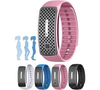 Lyfanog Detox Wristband, Lyfanoe Wristband, Lyfanoe Fat Burning Bracelet, Ultrasonic Fat Burning Watch, Adjustable Silicone Bracelet for Men Women (Pink)