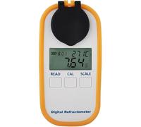 LYFDPN Handheld Led Digital Refractometer, 0~90% Brix Meter Refractometer, Dairy Cow Colostrum Concentration Meter, for Sugar Content Test