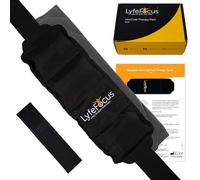 LyfeFocus Hot & Cold Gel Pack, Shoulder, Leg & Back, Grey, + Strap