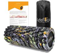 LyfeFocus Premium Foam Roller - Multi Pressure Point with 3 Unique Moulds for Muscle Tension - Specialist Approved Trigger Point Sports Massage Roller for Deep Tissue Therapy - with Bag (Multi Colour)